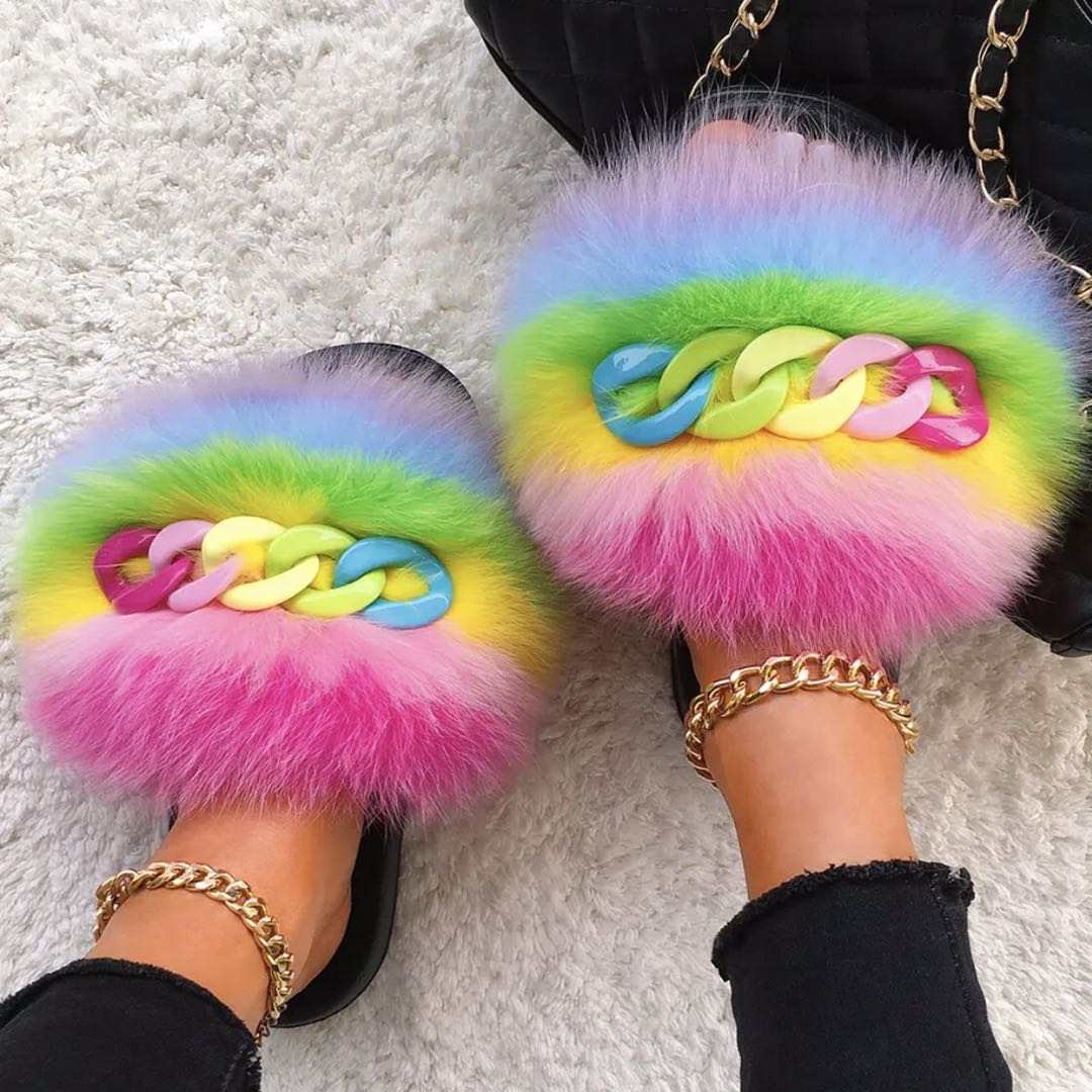 Slippers With Chain