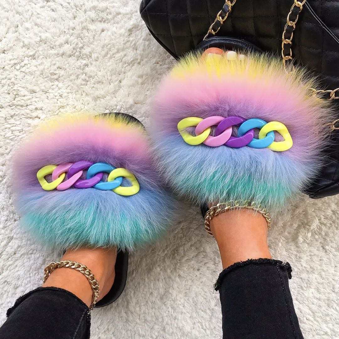Slippers With Chain